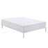 Fitted bottom sheet Alexandra House Living White 200 x 200 cm