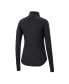 ფოტო #4 პროდუქტის Women's Black LSU Tigers Core Quinn Raglan Quarter-Zip Top