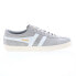 Фото #1 товара Gola Trainer Suede CMA558 Mens Gray Suede Lace Up Lifestyle Sneakers Shoes