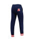 Men's Navy New England Patriots Blitz Fleece Jogger Pants