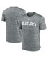 Фото #2 товара Men's Heather Gray Toronto Blue Jays Authentic Collection Velocity Performance Practice T-shirt