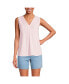 Фото #3 товара Women's Lightweight Jersey Pintuck Tank Top