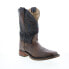 Фото #2 товара Double H Cliff Carry Pocket Roper 12" Mens Brown Cowboy Western Boots