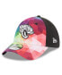 Фото #1 товара Men's and Women's Multicolor, Black Jacksonville Jaguars 2023 NFL Crucial Catch 39THIRTY Flex Hat