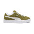 Фото #1 товара Puma Suede Xl Soft Lace Up Womens Green Sneakers Casual Shoes 39638101