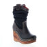 Фото #2 товара Bed Stu Bruges II F328022 Womens Black Leather Slip On Casual Dress Boots