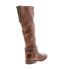 Фото #8 товара Bed Stu Eva F321120 Womens Brown Leather Zipper Knee High Boots