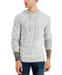 Фото #2 товара Men's Solid Marled Hooded Sweater, Created for Macy's