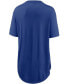 ფოტო #2 პროდუქტის Women's Royal New York Mets Authentic Collection Baseball Fashion Tri-Blend T-shirt