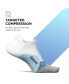 Фото #3 товара Men's Elite Light Cushion No Show Tab - Running Socks for Men & Women - Athletic Compression Socks - Moisture Wicking - Large, White Sky