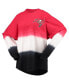 Фото #3 товара Women's Red, Black Tampa Bay Buccaneers Ombre Long Sleeve T-shirt