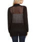 ფოტო #14 პროდუქტის Women's Hi-Low Open-Front Swing Cardigan Sweater