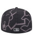 Фото #2 товара Men's Black Chicago Cubs Logo Fracture 59FIFTY Fitted Hat