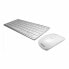 Фото #2 товара Клавиатура и беспроводная мышь Tacens Levis Combo V2 Испанская Qwerty Белый Серый