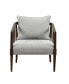 29" Josefine Wide Spindle Accent Armchair with Removable Back Pillow