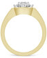 ფოტო #3 პროდუქტის Men's Diamond Cluster Polished Ring (1 ct. t.w.) in 14k Gold