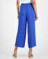 Фото #2 товара Women's High Rise Solid Plissé Pants, Created for Macy's
