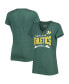 Фото #1 товара Women's Green Oakland Athletics Dream Team V-Neck T-shirt