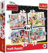 Фото #1 товара Trefl Puzzle 4w1 Minnie z przyjaciółmi (34355)