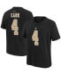 Фото #2 товара Big Boys Derek Carr Black New Orleans Saints Player Name and Number T-shirt