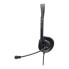 Фото #7 товара Manhattan Stereo On-Ear Headset (USB) - Microphone Boom - Polybag Packaging - Adjustable Headband - Ear Cushion - 1x USB-A for both sound and mic use - cable 1.5m - Three Year Warranty - Headset - Head-band - Office/Call center - Black - Binaural - 1.5 m