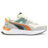 Фото #1 товара Puma Mirage Sport Layers Lace Up Mens Grey, Orange, White Sneakers Casual Shoes