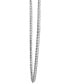 ფოტო #3 პროდუქტის Men's Diamond 24" Tennis Necklace (4 ct. t.w.) in Sterling Silver