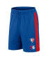 Men's Royal Philadelphia 76ers 75th Anniversary Downtown Performance Practice Shorts