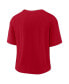 Women's Red, Royal Buffalo Bills High Hip Fashion T-shirt