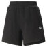 Фото #1 товара Puma Downtown High Waisted Shorts Womens Black Casual Athletic Bottoms 53836101