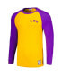 Фото #3 товара Men's Gold LSU Tigers Legendary Slub Raglan Long Sleeve T-shirt