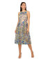 ფოტო #1 პროდუქტის Floral Embroidered Fit & Flare Party Dress