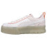 Фото #3 товара Puma Mayze Summer Camp Platform Womens Pink, White Sneakers Casual Shoes 387452