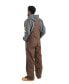 Men's Short Heartland Insulated Washed Duck Bib Overall Коричневый, P/XL - фото #3