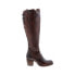 Фото #1 товара Bed Stu Fortune F322011 Womens Brown Leather Zipper Knee High Boots 6