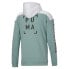 Фото #4 товара Puma Train Logo Full Zip Hoodie Mens Blue Casual Outerwear 67041550