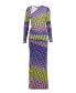 Women's Printed Maxi Slit Dress