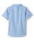ფოტო #2 პროდუქტის Big Girls School Uniform Short Sleeve Peter Pan Collar Broadcloth Shirt