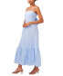 ფოტო #4 პროდუქტის Women's Bow Back Sleeveless Cotton Maxi Dress