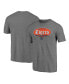 Men's Heathered Gray Detroit Tigers Hometown Collection Oil Can Tri-Blend T-shirt