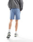 Brave Soul jersey shorts in steel blue BLAU, XS - W28-30 - фото #4