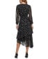 Фото #2 товара Women's Floral-Print Asymmetrical Dress