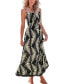 Women's GEO Halter Neck Maxi Beach Dress