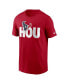 Фото #2 товара Men's Red Houston Texans Local Essential T-shirt