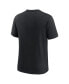 ფოტო #2 პროდუქტის Men's Black Baltimore Ravens Rewind Logo Tri-Blend T-shirt