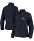 ფოტო #1 პროდუქტის Women's College Navy Seattle Seahawks Full-Zip Sonoma Softshell Jacket