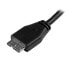 Фото #6 товара StarTech.com Slim Micro USB 3.0 Cable - M/M - 3m (10ft) - 3 m - USB A - Micro-USB B - USB 3.2 Gen 1 (3.1 Gen 1) - Male/Male - Black