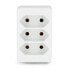 Фото #2 товара Splitter 3 flat sockets AC 230V 2.5A - Vorel 72401 - white