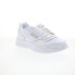 Reebok Glide SP Womens White Leather Lace Up Lifestyle Sneakers Shoes