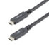Фото #3 товара StarTech.com 6 ft (1.8 m) USB C to USB C Cable - 5A - 100W PD 3.0 - Certified Works With Chromebook - USB-IF Certified - M/M - USB 3.0 5Gbps - USB C Charging Cable - USB Type C Cable - 1.8 m - USB C - USB C - USB 3.2 Gen 1 (3.1 Gen 1) - 5000 Mbit/s - Black